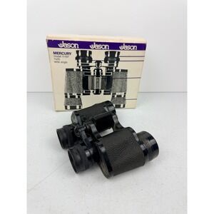 Jason Mercury 1116F Binoculars 7x35 Wide Angle Fast Focus Vintage with Box -BX